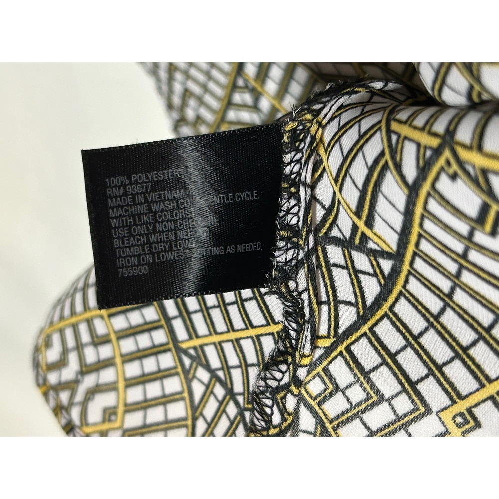 Worthington Woman Geometric Print Cap Sleeve Blouse Top 3X - Picture 4 of 4